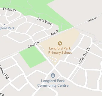 map for Longford Park Primary School