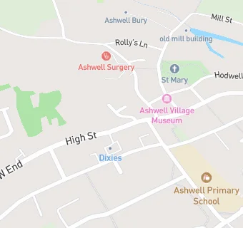 map for Ashwell Stores