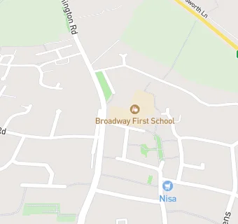 map for Broadway First School