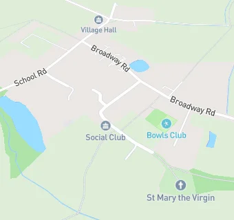 map for Aston Somerville Social Club