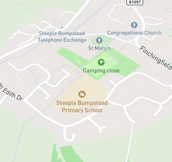 map for Steeple Bumpstead Primary School