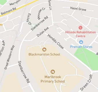 map for Blackmarston School