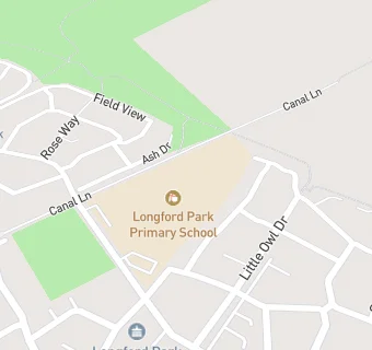 map for Longford Park Primary School