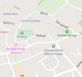 map for Ashwell Pharmacy