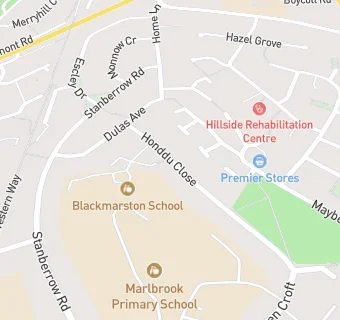 map for Blackmarston School - Alliance in Partnership