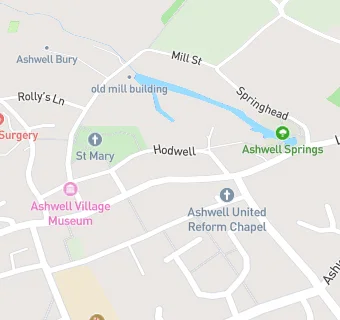 map for Ashwell Pharmacy