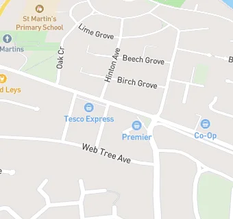 map for Wye Valley Pharmacy