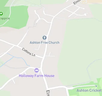 map for Ashton Under Hill Cricket Club