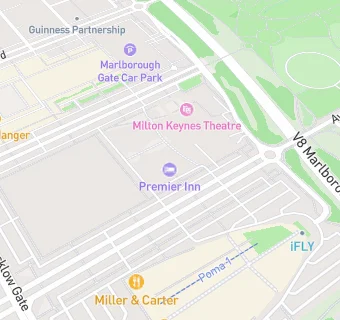 map for Premier Inn