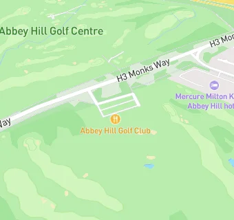 map for Abbey Hill Golf Club