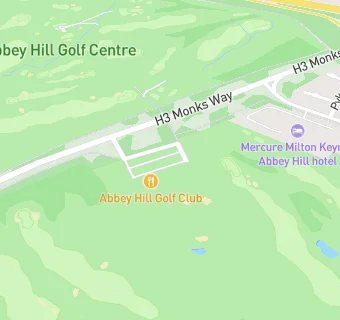 map for Bellamy Catering (Abbey Hill Golf Club Member Bar)