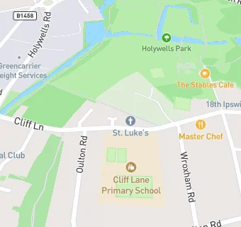 map for Cliff Lane Primary School