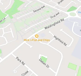 map for Mick's Fish and Chips