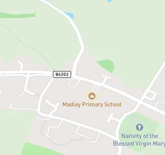 map for Madley Pre-school