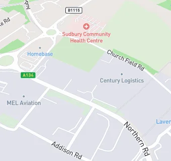 map for Sudbury Community Hub