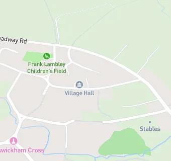 map for Childswickham Memorial Hall