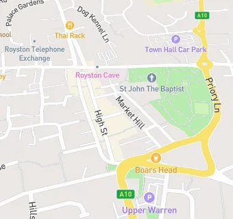 map for Royston Kitchen Kebab