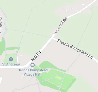 map for Helions Bumpstead Sports Pavillion Club