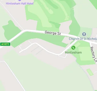 map for Hintlesham & Chattisham Social Club