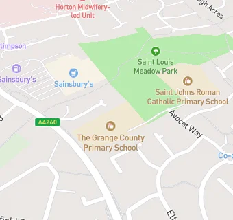 map for The Grange Community Primary School