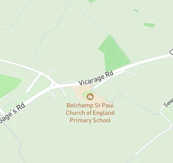 map for Belchamp St Paul Church of England Voluntary Aided Primary School