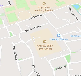 map for Icknield Walk First School