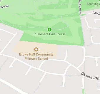 map for Broke Hall Community Primary School