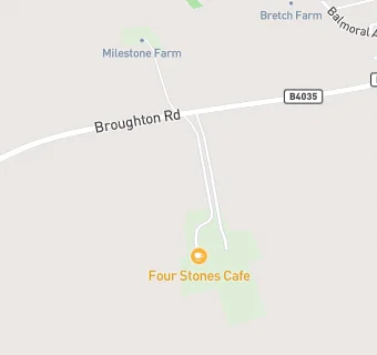 map for Four Stones Cafe At Saltway Farm Shop