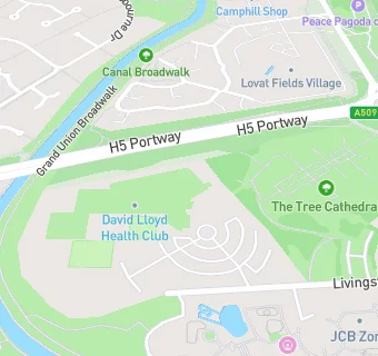 map for David Lloyd Centre