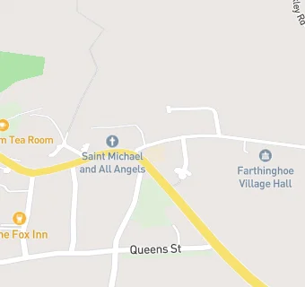 map for Farthinghoe Primary School