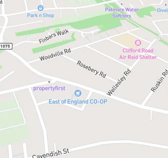 map for Suffolk Grill