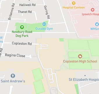 map for The Copleston Centre