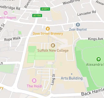 map for Suffolk New College