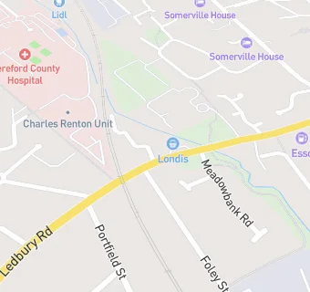 map for Ledbury Road Service Station - Londis