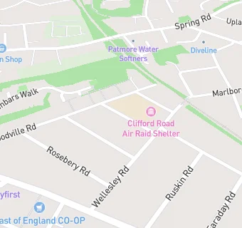 map for Clifford Road Primary School