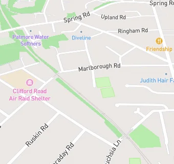 map for Marlborough Bowling Club