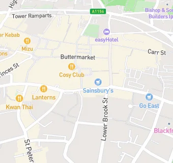 map for Benny's Newsagents