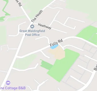 map for Great Waldingfield Primary School