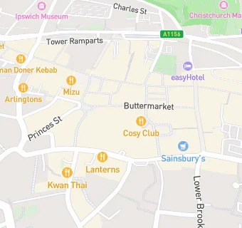 map for Wagamama