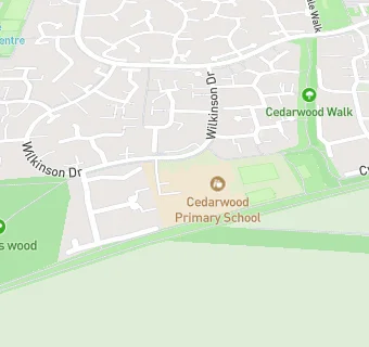 map for Cedarwood Primary School