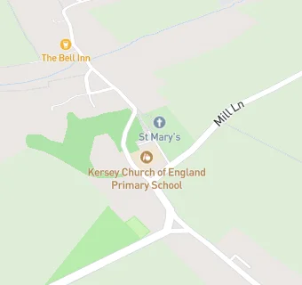 map for Kersey Church of England Voluntary Controlled Primary School