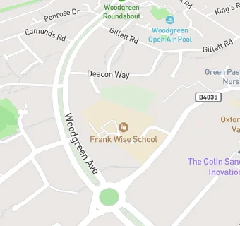 map for Frank Wise School