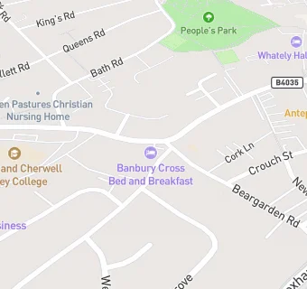 map for Banbury Cross Bed & Breakfast