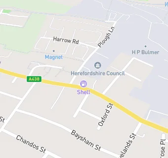 map for West Hereford Service Station