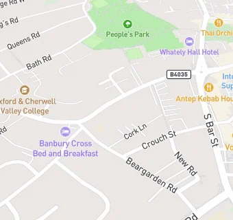 map for Windrush Surgery