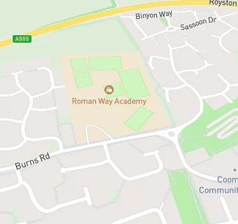 map for Roman Way Academy