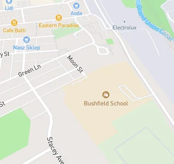 map for Bushfield School