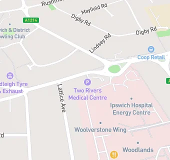 map for Two Rivers Medical Centre