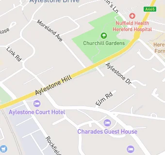 map for Aylestone Court Hotel