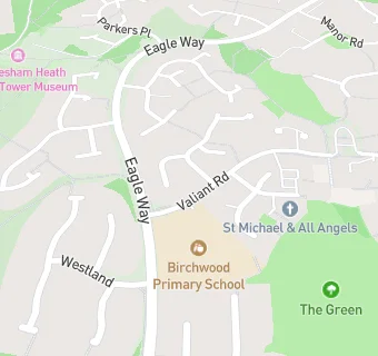 map for Lunchtime Company At Birchwood Primary School